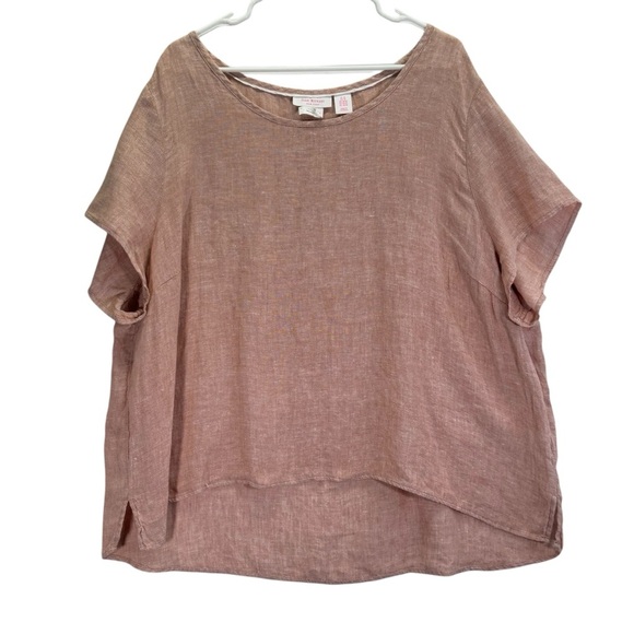 Isaac Mizrahi  Plus Size 100% Linen Top. Size 3X. - Picture 10 of 10